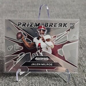 2025 Panini Prizm Draft Picks - Jalen Milroe (RC) Prizm Break #12 Alabama